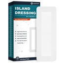 Ostrovní dressing ohraničený gáza 4 "x10", 25 Individuálně balené Non- Stick Pad v centru s adhesive hranice, měkký a vysoce absorbentní zdravotní stupeň dressing Gauze Pad pro Wound Care a první pomoc