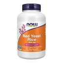 Nyní doplňky, Red Yeast Rice 600 mg, Vyrobeno s Organic Red Yeast Rice, 240 Veg Kapsle
