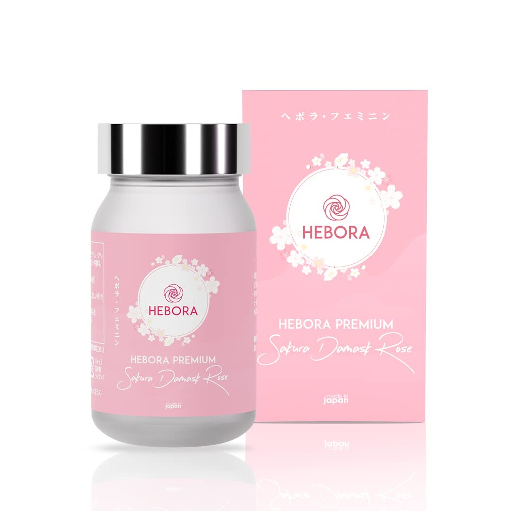 Hebora Premium Sakura Damask Rose Japan - Samovůně doplněk tělo Deoderizace PMS Podpora Nová verze 2023