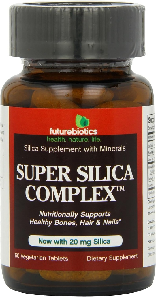 Futurebiotika Super Silica Complex, Veg- Tablety, 60- Počet (Balení po 2)
