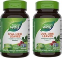Nature 's Way Uva Ursi Leaves, Traditional Moči Support *, 1,110 mg na 3- Capsule Serving, Non- GMO Projekt ověřen, Bylinný dietní dodatek, 100 Vegan Kapsle (Balení květen Vary) - 2 Pack