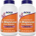 Nyní potraviny čisté, organické D- Mannose 10 oz prášek (balení po 2) - Čistota močového měchýře a močový trakt doplněk zdraví - Non- GMO - Vegan Friendly - 2000mg / 2 Grams per Serving