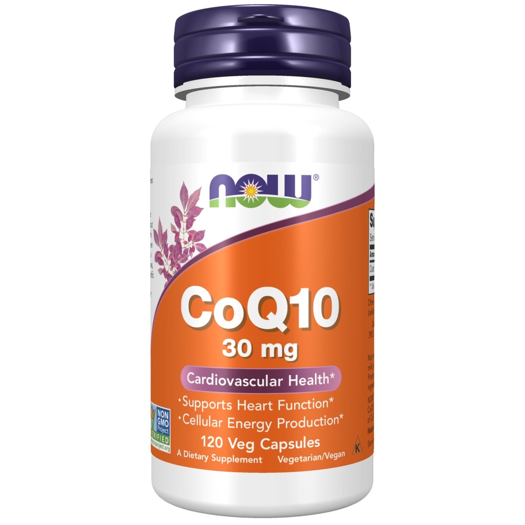 Doplňky stravy CoQ10 30 mg, léková forma, AllTrans Form produkované fermentací, 120 Veg Kapsle