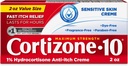 Kortizon 10 Maximální síla citlivá kůže Anti- Itch Cream, 1% Hydrokortizon, 2 oz.