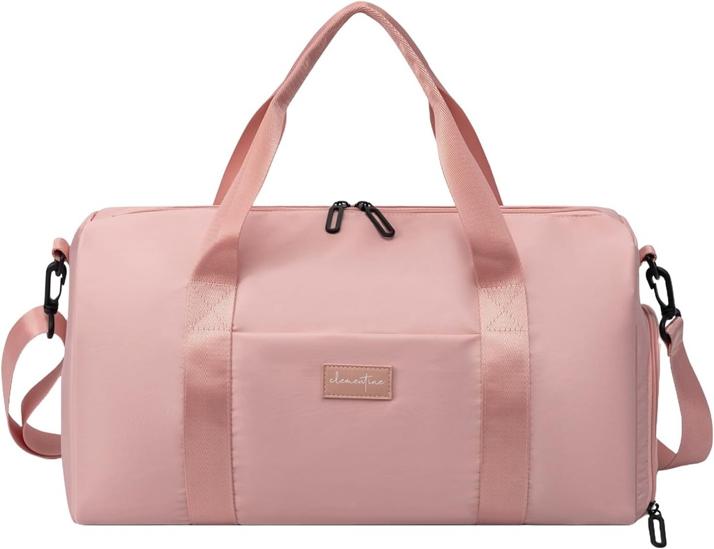 Gym Bag pro ženy s obuví kompartment a mokré kapesní 124; Durable Lehké Gym Duffle Bag s motivační Citace a Graphic Designy 124; Skvělé pro cvičení a noční 124; Rose