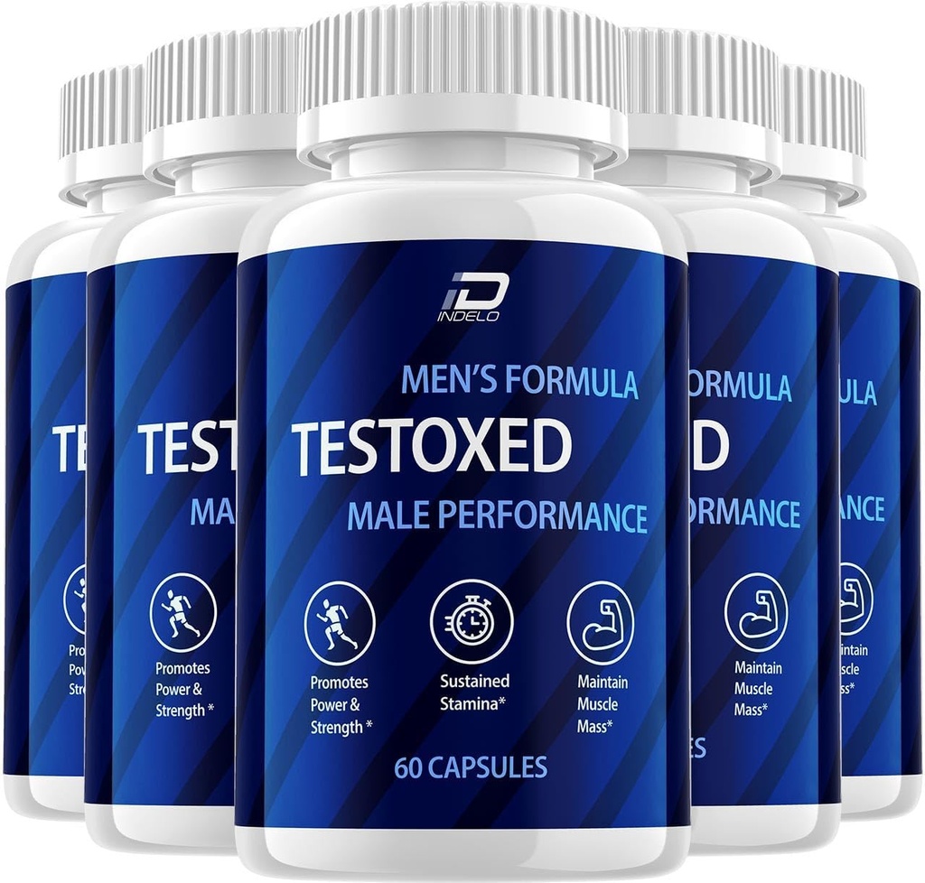 Testoxed Kapsle Dodatek, Testoxed Advanced Men Wellness Support, Oficiální Testoxed Maximální síla energie výkon, Testoxed Premium Dietní Formule Recenze (5 Pack - 300 Kapsle)
