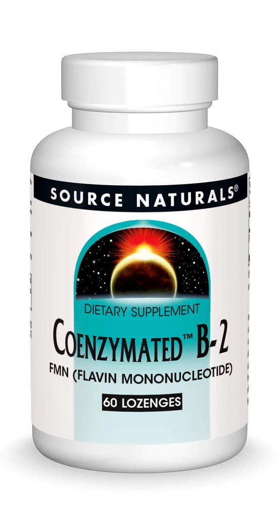 Zdroj Naturals Coenzymated B-2 Lozenges 25 mg, 60 Počet