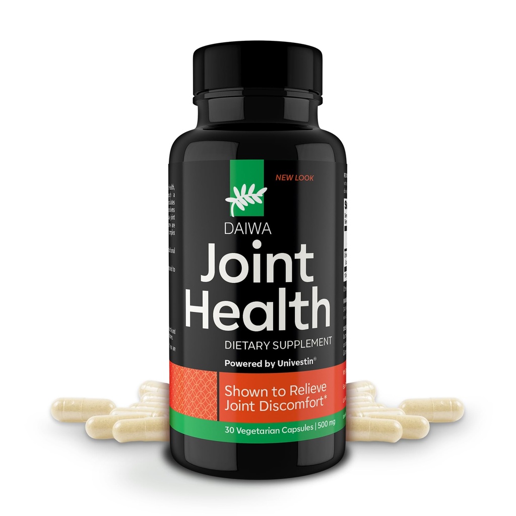Daiwa Joint Health - Tendon a Ligament doplňky s čínskými Skullcap a Acacia Catechu - Tradiční Plant- Based Formule pro aktivní životní styl - Non- GMO, 30 Vegetariánské kapsle