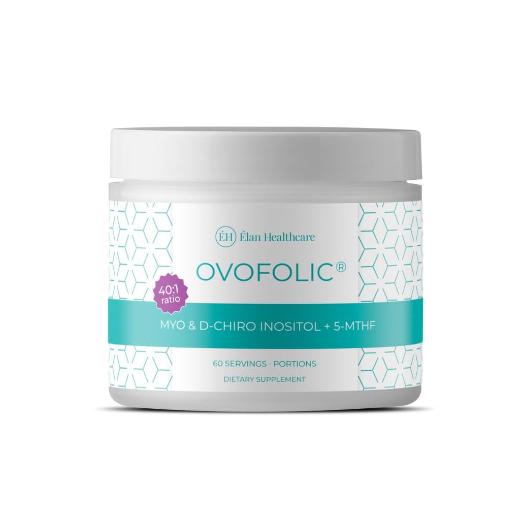 PCOS Dodatek pro ženy - Zvýšení plodnosti, Hormonální bilance, a podpora PCOS - Myo- Inositol, D- Chiro Inositol, Aktivní folát - Vysoký potenciál PCOS doplňky (60 Služeb, 129g Jar)
