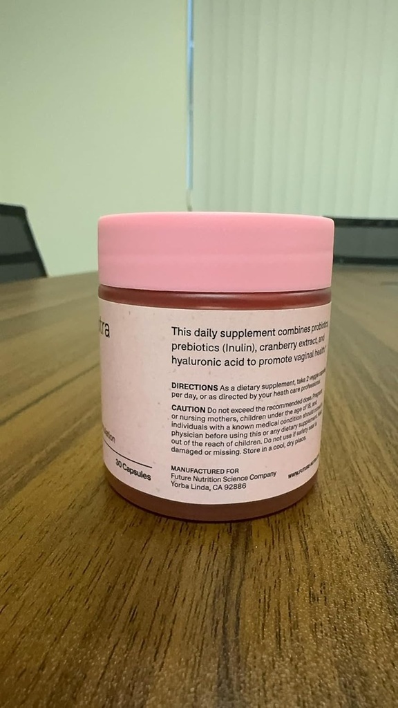 Vaginální Wellness Formulace - 15 Miliardy CFU, 10 stupňů pro vaginální zdraví, kvasinková rovnováha, pH podpora, s prebiotika, brusinky, a hyaluronová kyselina