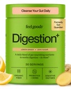 Feel zboží Gut Guardian, Organic Fiber, Probiotic & Prebiotic Powder, Sugar Free, Byliny pro Bloat, Gut Zdravotní podpora, Digestive Health for Men & Women, Non GMO, Vegan, Lemon Ginger, 30 Služeb