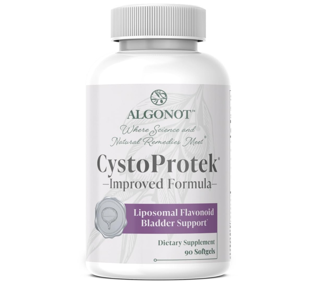 Cystoprotek 1 Pack - patentovaný vzorec podporuje močové měchýře zdraví pomocí exkluzivní kombinace hyaluronátu, chondroitinu a přírodních flavonoidů