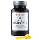 Dr.Brian Rybí olej dodatek 130 Softgel, Vysoce Absorbované rTG Mini Omega 3 Rybí olej kapsle s EPA / DHA mastné kyseliny vitamin D E, 500mg rTG Omega33 Podpora srdce Brain imunitní zdraví No Fishy Taste