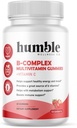 B-Complex Multivitamin Gummies + Vitamin C: Vitamin B12, B7, B6, B3, B5, B9. Podpora energie a nálady, Podpora metabolismu, Imunitní podpora, Gluten Free, non GMO, Vegan, 30 Služeb