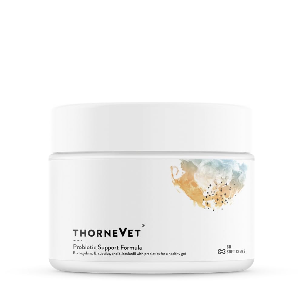 Probiotická podpůrná formule ThorneVET - Gastrointestinální podpora psů, koček a koní 60 měkkých žvýkaček
