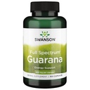 Swanson Guarana 500 miligramů 100 tobolek
