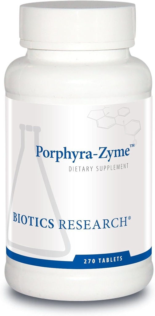 Biotika Výzkum Porfyra Zyme Chlorofyl koncentrát, Těžká kovová pojiva Kapacita, Detoxifikace, 270 Tablety