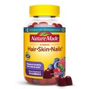 Příroda Made vlasy kůže a hřebíky s Biotin 2500 mcg, Dietní dodatek pro zdravé vlasy, kůže a hřebíky podpora, 90 Gummies, 45 Den Dodávka