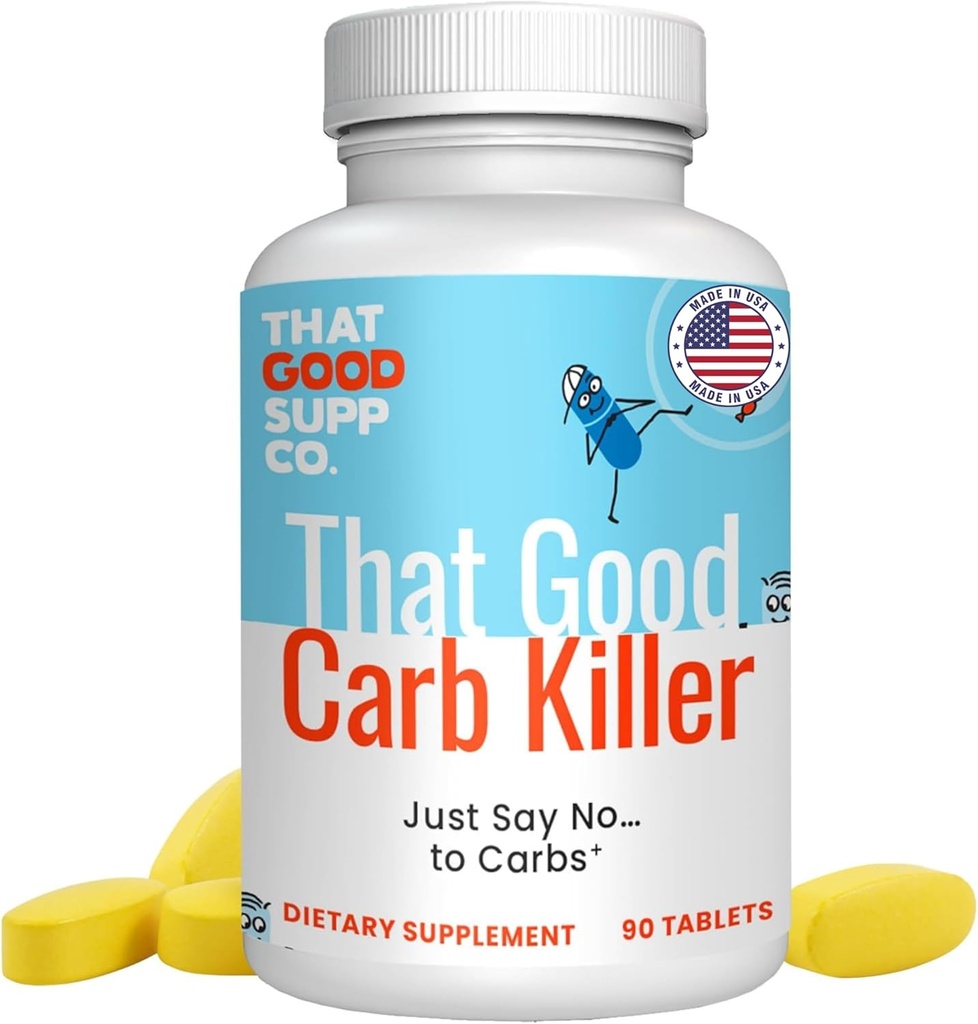 To dobré Supp Co, že dobré karb vrah - Karboxy pilulky pro udržení hmotnosti cíle - Appetite Blocker, Zabíjí cukr & karbonová touha - Bezpečné & Keto Friendly Formule - Vyrobeno v USA