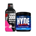 PROSUFPS L- karnitin 3000 stimulant zdarma tekuté střely (Dragon Fruit) a pan Hyde Signature Series Pre- Workout Energy Powerded Drink (Blue Razz) Bundle