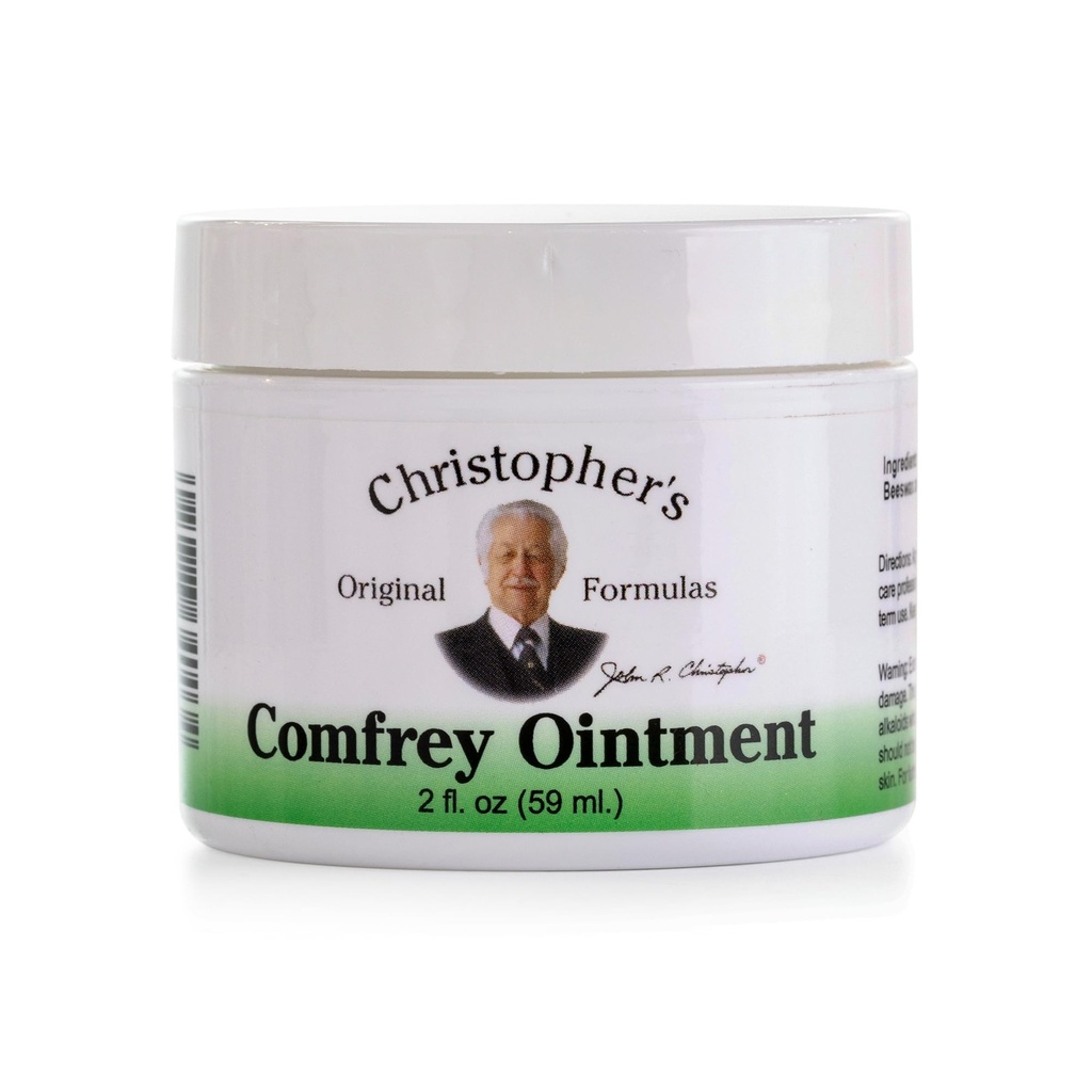 Christopher 's Original Applicas Comfrey Ointment, 2 Ounce - Bylinné Ointment with Organic Comfrey Leaf in a Natural Beeswag and Olive Oil Base