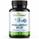 ForestLeaf Hyaluronic Acid Supplementary 124; 100mg High Bioavailable Dieral Hyaluronic Acid Powder Capsules + 50mg VIT C C124; Podporuje hydrataci kůže, Joint Lubrication, Anti- Aging, Hair & Nails I124; 120 Caps