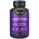 Naturalis Silymarin Mléko Thistle 1300mg Vylepšené B Complex & Amino Acids CLAS124; 13- in-1 Jaterní čistota, Detox & Opravy CLAS124; 120 Esssential Toxicoly