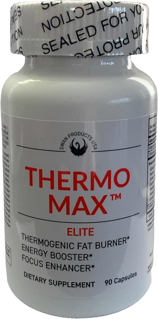 Thermo Max Elite - termogenní spalovač tuků, extrémní energetické boostery, hubnutí, 90 dietní pilulky