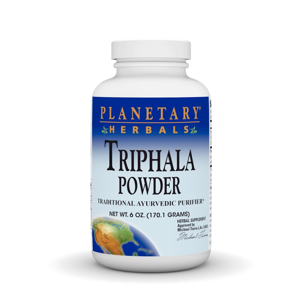 Planetární Herbals Triphala Vnitřní čistící prášek, 6 Ounce