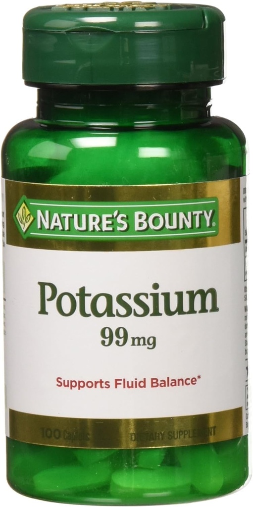 Příroda Bounty Draslík Gluconate 300 Kapsle (3 x 100 Počet lahví)