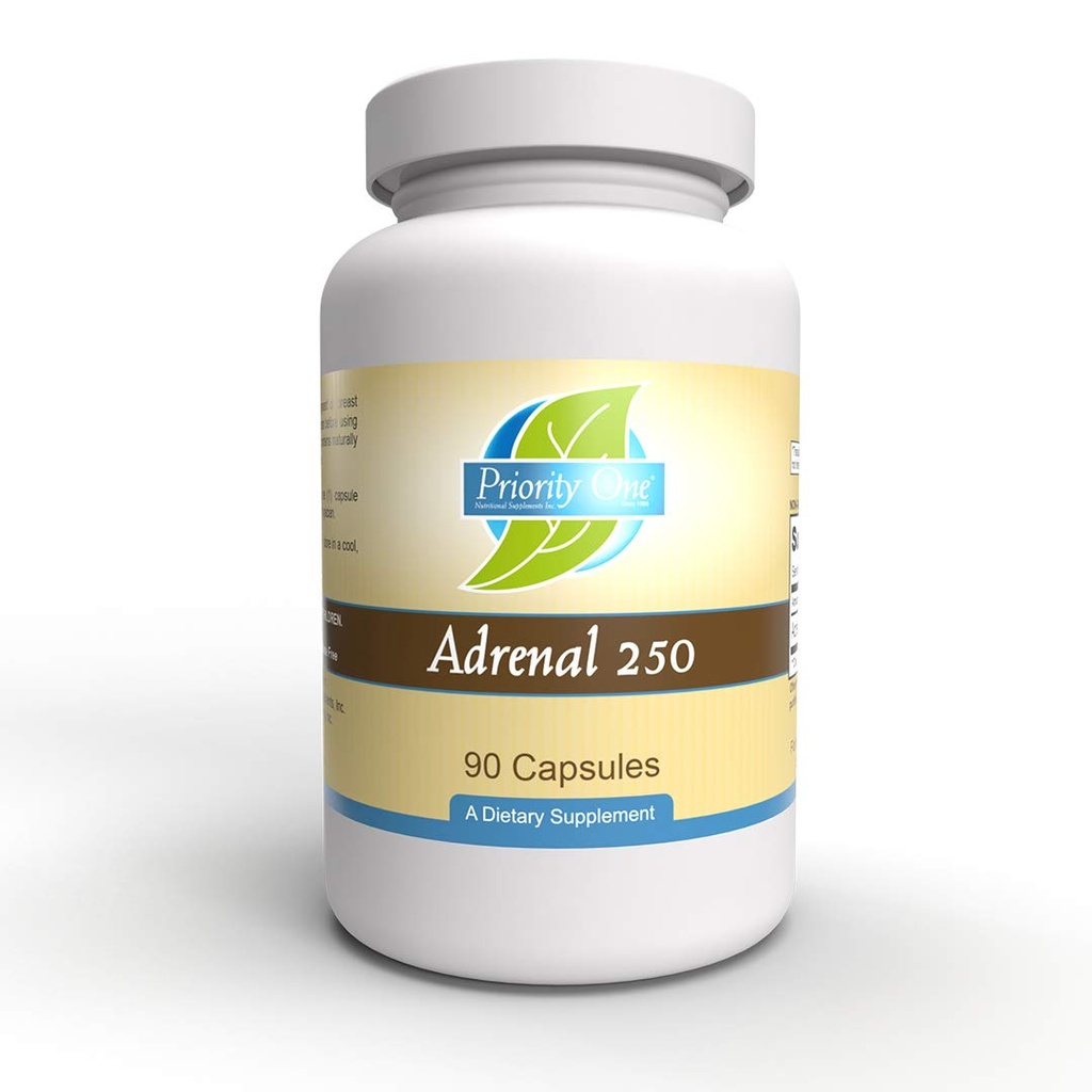 Priorita 1 Vitamíny Adrenal 250mg 90 Kapsle Adrenal Support