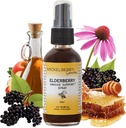 Mickelberry Zahrady Elderberry Honey Propolis Krční sprej - Přírodní imunitní podpora a hrdelní plášť pro děti a dospělé (2 Ounces)