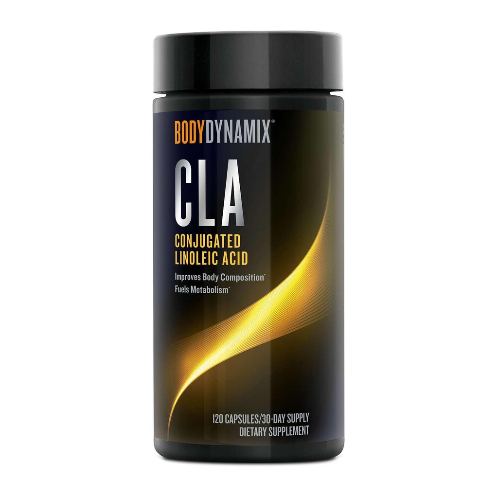 BodyDynamix CLA, konjugovaná kyselina linolová, energie paliva a metabolismus tuku, lepší složení těla, 120 Počet