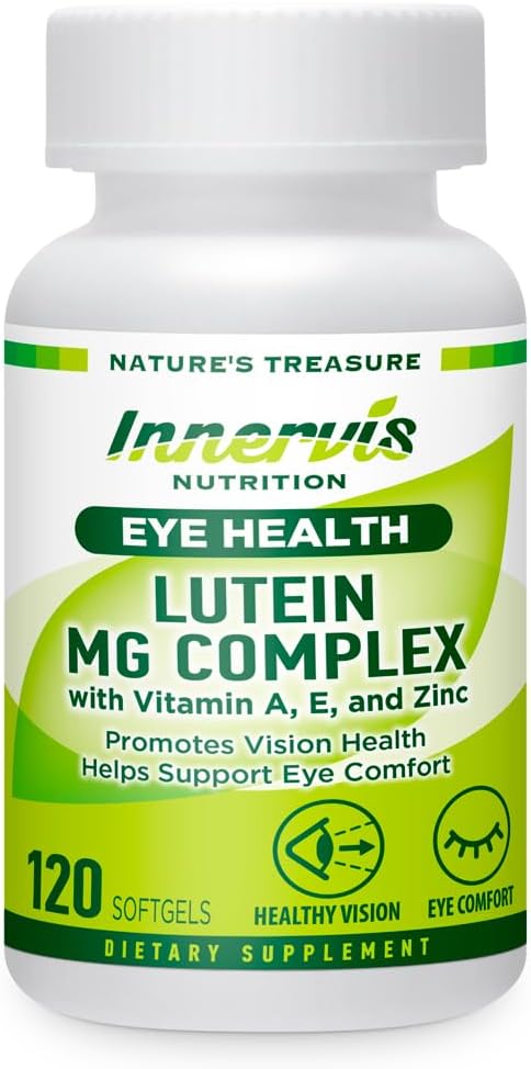 Lutein & Magnesium - Podpora zdraví a pohodlí očí, antioxidant, 120 Softgels