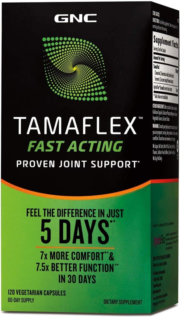 GNC TamaFlex Fast Acting, Společná podpora, 120 Vegetariánských kapslí