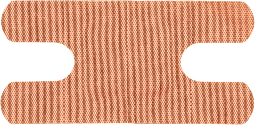 Henry Schein Sterilní Fabric Knuckle Adhesive Obvazy, 1.5 "x 3" - Individuálně zabalené první pomoc Wound Care Strips pro prstové klouby, flexibilní a odolné - 100 / Bx