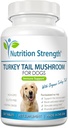Turecko Tail Houba pro psy na podporu silného imunitního systému, podporovat Gut zdraví, antioxidační aktivity a zánětlivé úlevy, snížit únavu a zvýšení Stamina, 120 žvýkací tablety