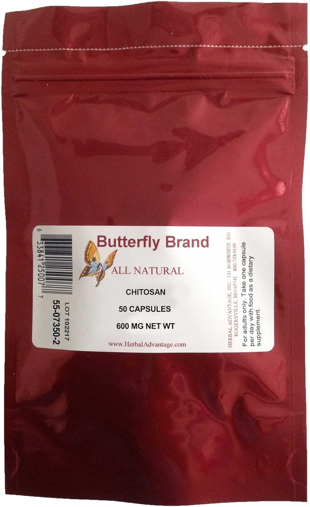 Chitosan Kapsle 600mg Taška 50 mg