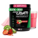 JYM dodatek Věda Pre JYM Jahodová Kiwi Pre Workout Powder - BCAA, Nootropics, Creatine HCI, Citruline, Beta-Alanin, Betaine, Taurin, Huperzin 30 Služení