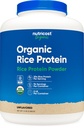 Nutricost Organic Rice Protein Powder (5 LB) - bez glutenu, bez GMO- (od Brown Rice)