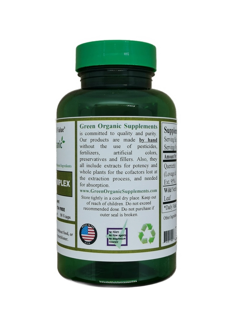 Zelené organické doplňky PMS, Mood Enhancer, Hormonální bilance, Hormony, Hot Flashs (Balení po 1)
