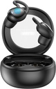 Sluchátka pro spánek, Bezdrátová sluchátka pro spaní, Mini sluchátka pro spaní, Ultra- Thin Bluetooth 5.4 Sluchátka, Pohodlné Neviditelné - Černá
