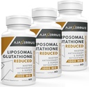 1400 mg Lipozomální glutathion, Superior Absorpční komplex snížený glutathion dodatek s vitaminem C, Hyaluronická kyselina, Master antioxidant pro jaterní detox, mozek, kůže
