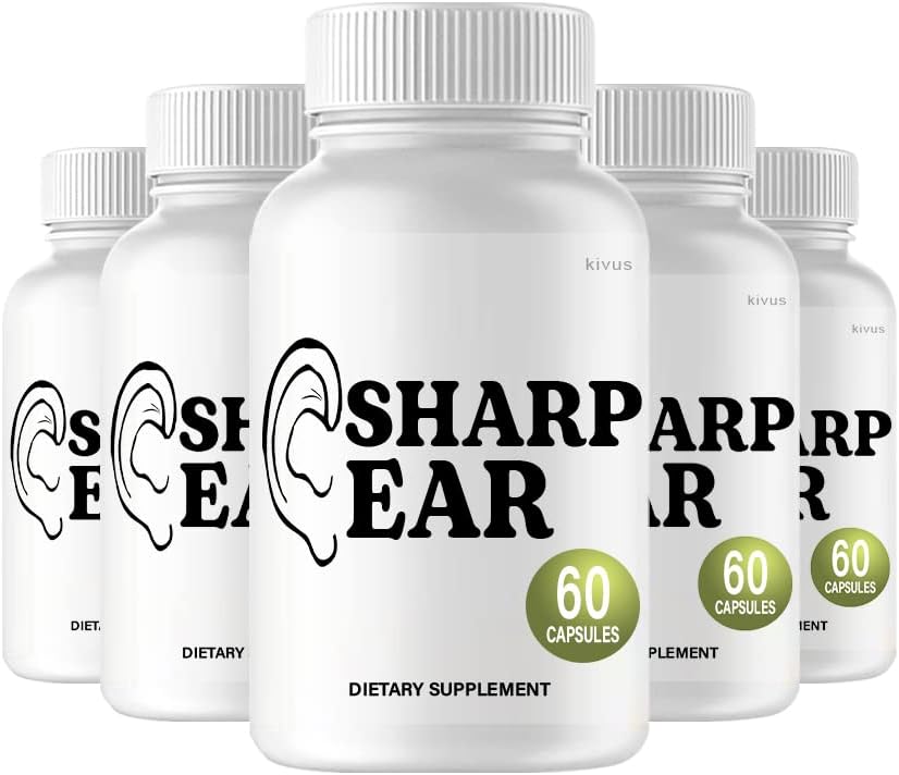 (5 Pack) Sharp Ucho - Sharp Ušní Advanced Tinnitus Support Supplementary (300 Kapsle)