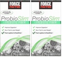 Force Factor ProbioSlim + Prebiotic Fiber Weight Loss Dodatek pro ženy a muže, Probiotic a Prebiotic Digestive Health Support with Green Tea Extract and Psyllium Husk Fiber, 120 Kapsle