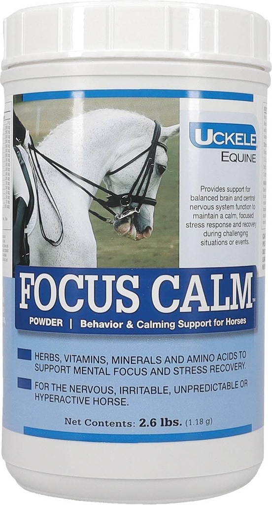Uckele Focus Clime Horse Supplement - Doplněk klidu a chování pro koně - Koňský vitamin a minerální doplněk - 2.6 libra (LB)