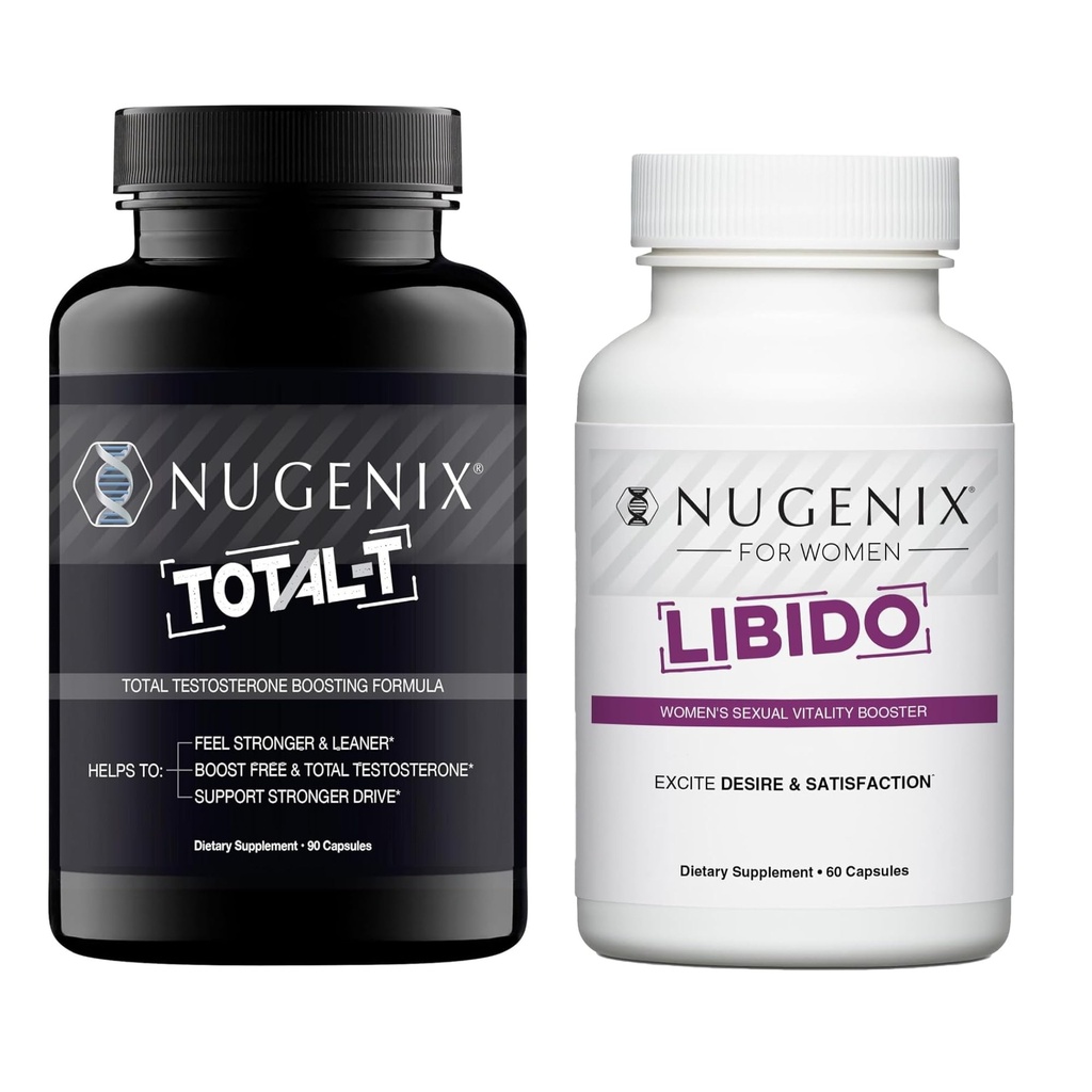 Nugenix His & Hels Bundle - Ženské Libido a Total- T Testosteron Booster