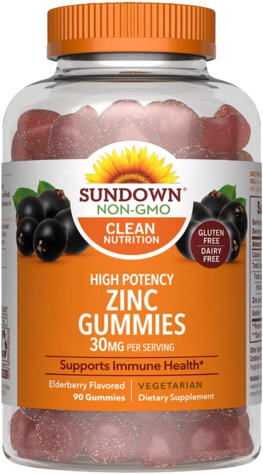 Sundown High potency zinkové gumy, 90 Počet