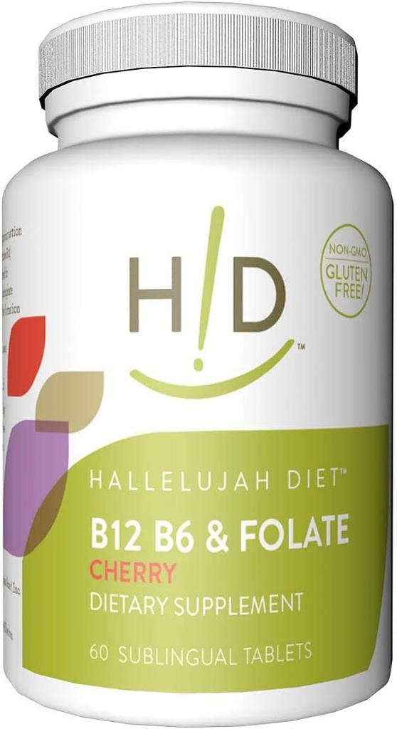 Hallelujah Diet B12, B6 & Folátové dietní doplňky