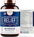 Menopauza Doplňky pro ženy - Windsor Botanicals Multivitamin s Chastebrry, Black Cohosh pro návaly horka, Menopauza Relief a Hormon Balance pro ženy - 60 Přírodní Progesterone estrogen pilulky